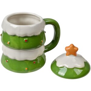 Clayre & Eef Taza cerámica árbol...