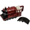 Clayre & Eef 6CETE0180 Tetera Locomotora Roja Negra 725ml