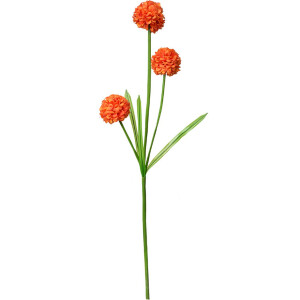 Clayre & Eef 5PL0132O Decoración Rama con Flores Naranja 12x8x84 cm