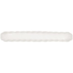 Clayre & Eef 6CE2047 Bol 26x4x3 cm Blanco Diseño Moderno Cerámica
