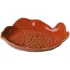 Clayre & Eef 6CE2162 Cuenco Pez Cerámica Naranja 16x11x3 cm