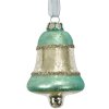 Clayre & Eef 6GL4710BL Colgante Navidad Cristal Azul Ø 5x9 cm Estilo Campestre