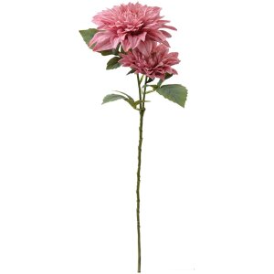 Clayre & Eef 6PL0339P Decoración Rama con Flores Rosa 62 cm