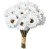 Clayre & Eef 6PL0394W Ramo de flores artificiales Blanco 18 piezas 15x15x30 cm