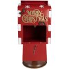 Clayre & Eef 6Y5633 Buzón Rojo Marrón 27x22x51 cm Estilo Campestre Navidad