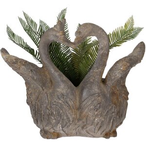 Clayre & Eef 5MG0058 Decoración Maceta Gris-Marrón 49x27x37 cm