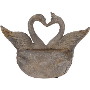 Clayre & Eef 5MG0058 Decoración Maceta Gris-Marrón 49x27x37 cm