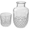 Clayre & Eef 6GL4720 Jarra de vidrio Classic 550 ml 150 ml Transparente
