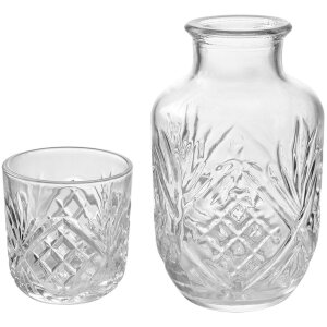 Clayre & Eef 6GL4721 Jarra con vaso transparente...
