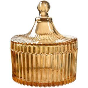 Clayre & Eef 6GL4724 Tarro de Almacenamiento Amarillo...