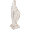 Clayre & Eef Imagen de la Virgen Estatua beige marrón 17x12x41 cm Magnesio
