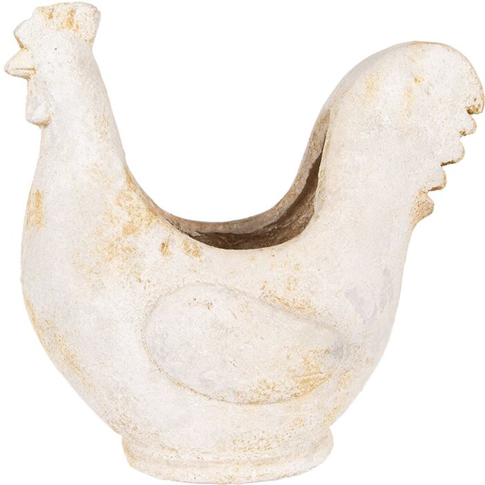 Clayre & Eef 6MG0115 Decoración Maceta Beige Marrón 36x18x35 cm