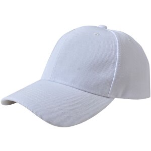 Juleeze JZCAP0012W Gorra de visera blanca 57 cm 100% poliéster diseño atemporal