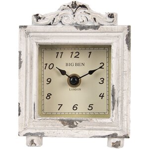 Clayre & Eef 6KL0832 Reloj de Sobremesa Vintage...