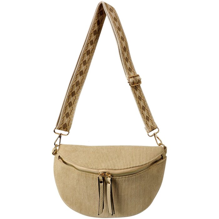 Juleeze JZBG0305BE Bolso Beige 25x16x7 cm Bandolera ajustable