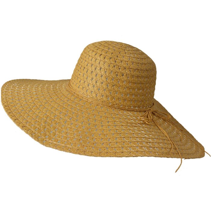 Juleeze JZHA0117 sombrero marrón 57 cm señoras sombrero sombrero de playa estructura trenzada
