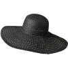 Juleeze JZHA0120 Sombrero Negro 57 cm Elegante sombrero de señora Accesorio de protección solar