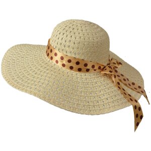 Juleeze JZHA0122 Sombrero Beige 57 cm banda de...