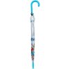 Juleeze JZUM0093 Paraguas Transparente motivo mariposa Ø 90x82 cm Azul