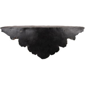 Clayre & Eef 5MG0059 Consola de pared marrón-gris 73x21x29 cm