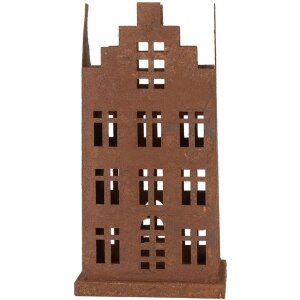 Clayre & Eef 6Y5791 Decoración Casa Set de 2 Metal Marrón Vintage Country Style