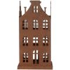 Clayre & Eef 6Y5791 Decoración Casa Set de 2 Metal Marrón Vintage Country Style
