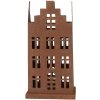 Clayre & Eef 6Y5791 Decoración Casa Set de 2 Metal Marrón Vintage Country Style