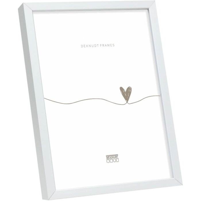 Deknudt S029D1 Marco de fotos sencillo 10x15 cm aluminio mate plata