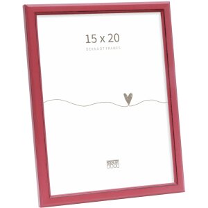 Deknudt S236F4 Marco de fotos rojo madera 15x20 cm estilo...