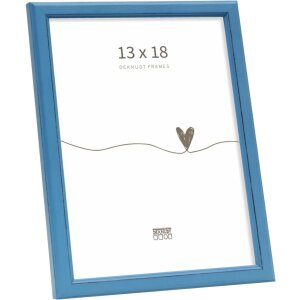 Marco de fotos Deknudt S236F6 azul Madera 13x18 cm estilo...