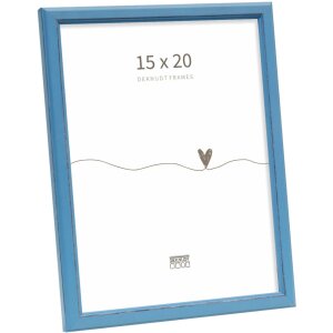 Marco de fotos Deknudt S236F6 azul Madera 15x20 cm estilo...
