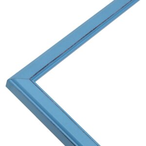 Marco de fotos Deknudt S236F6 azul Madera 20x30 cm estilo rústico