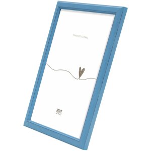 Marco de fotos Deknudt S236F6 azul Madera 20x30 cm estilo rústico