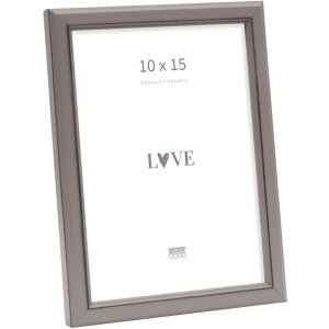 Marco de fotos Deknudt S236F7 gris Madera 10x15 cm Estilo...
