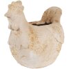 Clayre & Eef 6MG0108 Decoración Macetero Beige Marrón 31x20x27 cm Estilo rústico