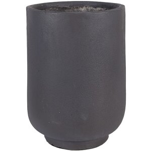 Clayre & Eef 6MG0109 Decoración maceta motivo ciervo gris-beige Ø 23x31 cm
