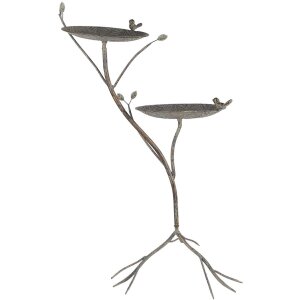 Clayre & Eef 6Y5656 Comederos para aves en metal...