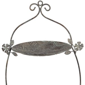Clayre & Eef 6Y5657 Estantería 34x32x50 cm Verde Marrón Metal Antiguo Estilo Vintage