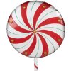 Clayre & Eef 6Y5733 Decoración Lollipop Rojo Blanco 40x30x120 cm