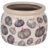 Clayre & Eef 6CECSP0001L Maceta Cerámica Beige Gris Ø 20x15 cm Estilo Campestre