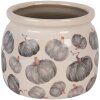 Clayre & Eef 6CECSP0001M Maceta Cerámica Beige Gris Ø 16x13 cm Estilo Campestre