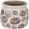 Clayre & Eef 6CECSP0001M Maceta Cerámica Beige Gris Ø 16x13 cm Estilo Campestre