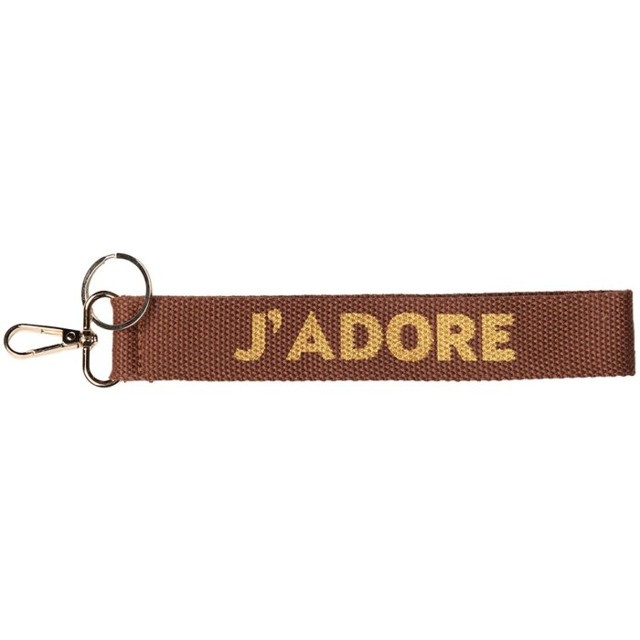 Juleeze JZKC0162 Llavero marrón 3x1x20 cm Diseño JADORE