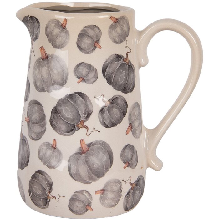 Clayre & Eef Jarra decorativa motivo calabaza 21x15x23 cm