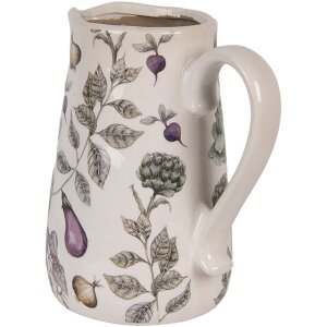 Clayre & Eef Jarra decorativa motivo vegetal 21x15x23 cm