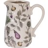 Clayre & Eef Jarra decorativa motivo vegetal 21x15x23 cm