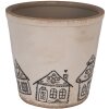 Clayre & Eef 6CE2123XL Maceta decorativa beige 21x20 cm