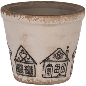 Clayre & Eef 6CE2123XS Maceta decorativa Ø 8x7 cm