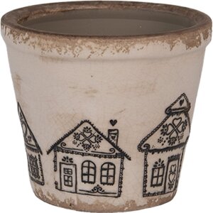 Clayre & Eef 6CE2123XS Maceta decorativa Ø 8x7 cm
