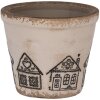 Clayre & Eef 6CE2123XS Maceta decorativa Ø 8x7 cm